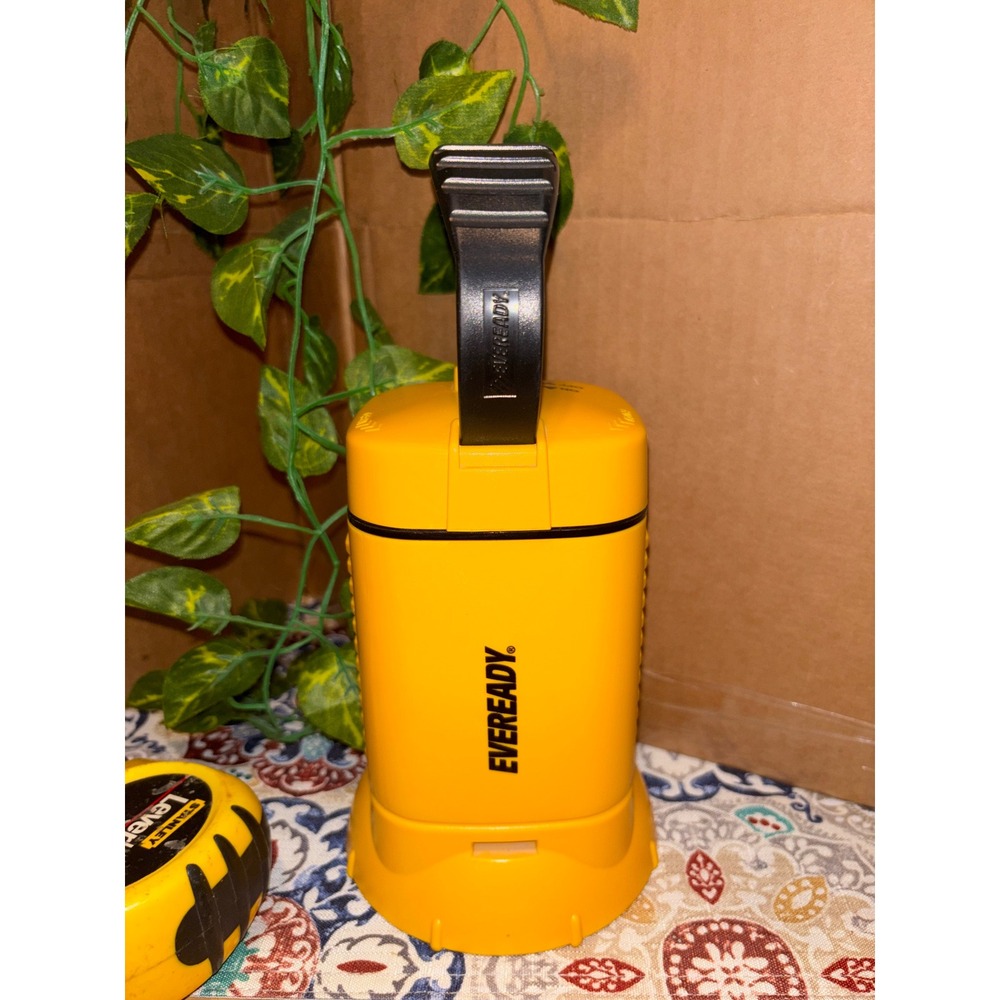 Eveready Yellow Floating Lantern Heavy Duty Handheld Flashlight Spotlight